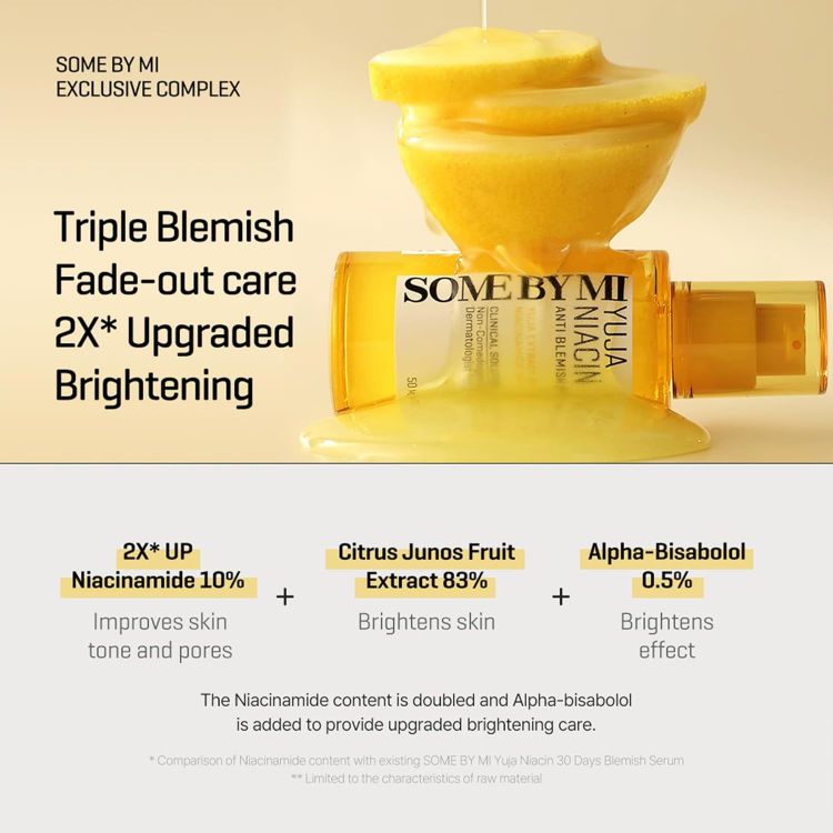 صورة SOME BY MI YUJA NIACIN ANTI-BLEMISH SERUM 50ML