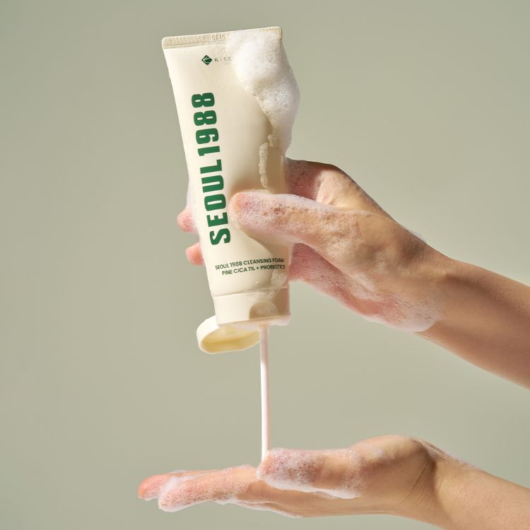Picture of [Buy 2 Get 2 Free] K-SECRET SEOUL 1988 Cleansing Foam : Pine Cica 1% + Probiotics  150ml