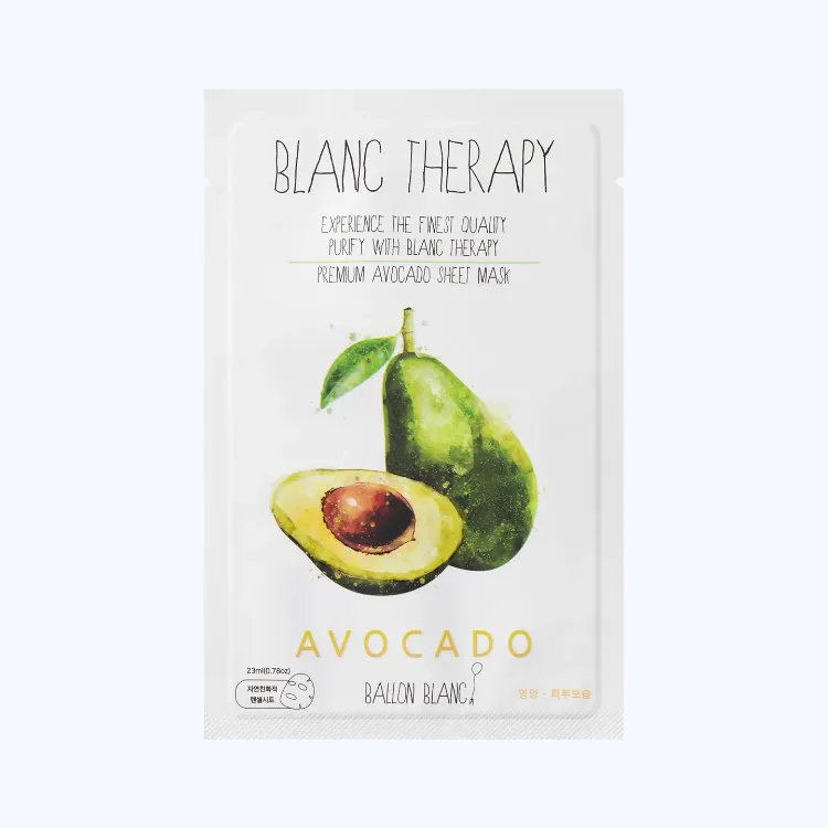 Picture of Ballon Blanc Blanc Therapy Avocado Sheet Mask 23ml