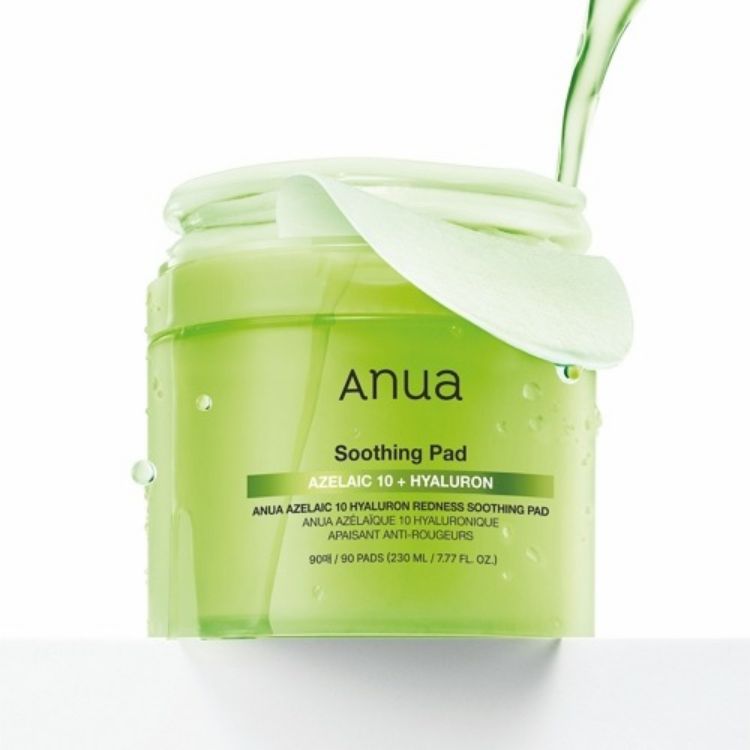 Picture of ANUA AZELAIC 10 HYALURON REDNESS SOOTHING PAD 230ml (90EA)