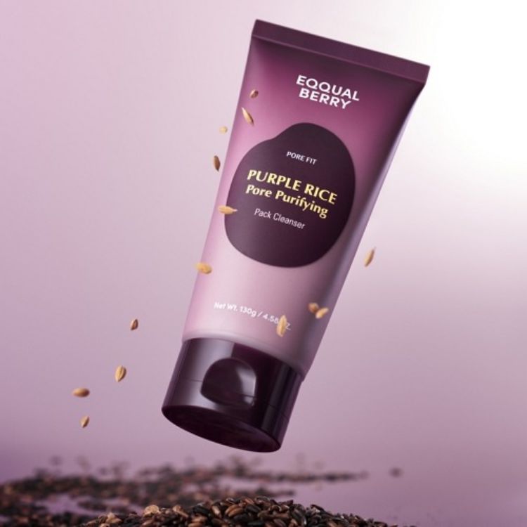 Picture of EQQUALBERRY PURPLE RICE PORE PURIFYING PACK CLEANSER 130g