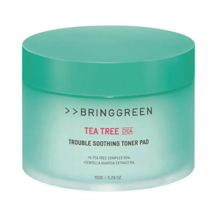 Picture of BRINGGREEN Tea Tree Cica Trouble Soothing Toner Pad 90ea
