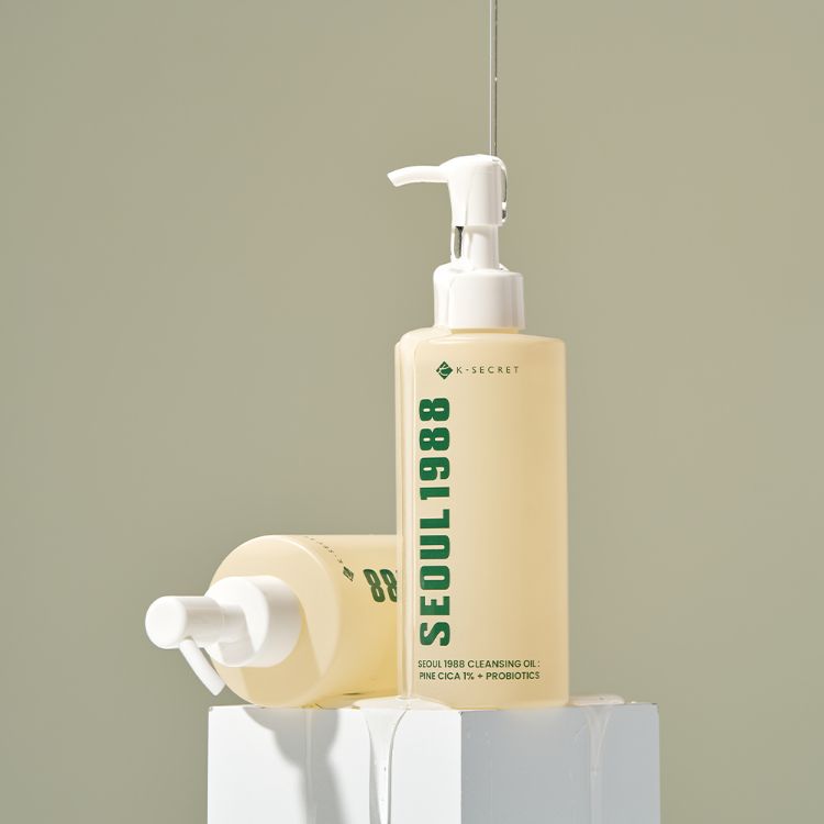 Picture of K-SECRET SEOUL 1988 Cleansing Oil : Pine Cica 1% + Probiotics  200ml