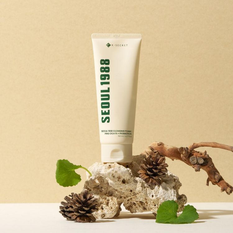 Picture of K-SECRET SEOUL 1988 Cleansing Foam : Pine Cica 1% + Probiotics  150ml