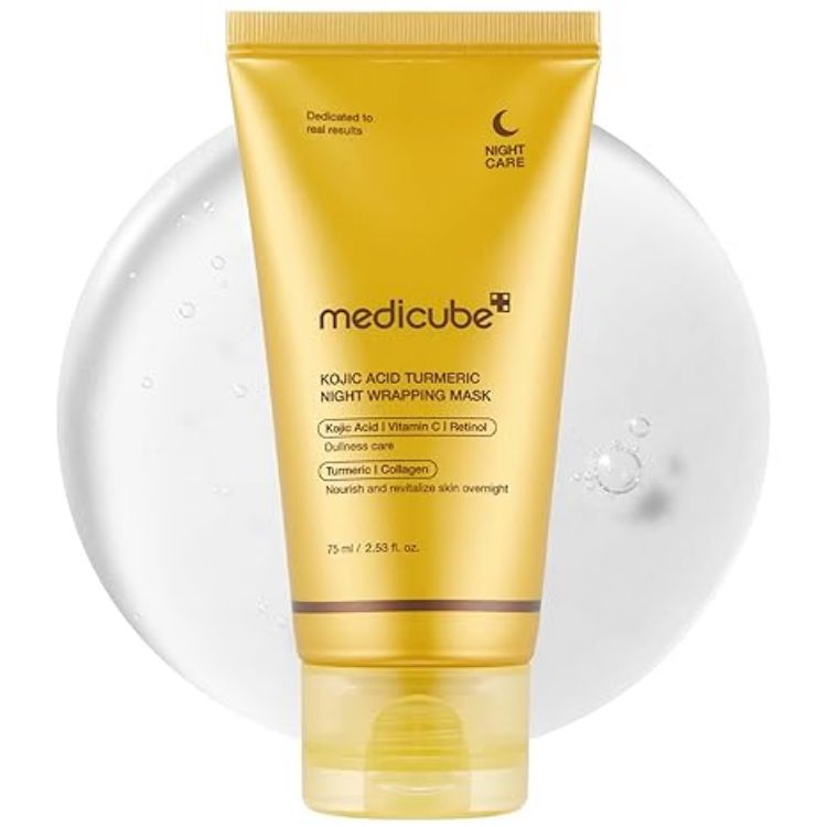 صورة MEDICUBE KOJIC ACID TURMERIC NIGHT WRAPPING MASK 75ML