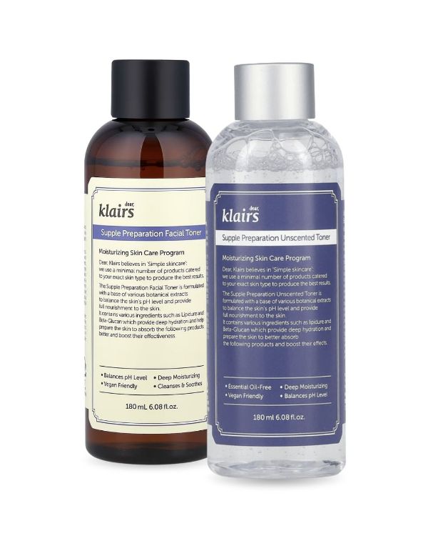 صورة مجموعة تونر كليرز المزدوجة (الأصلي + غير المعطر) - 180 مل