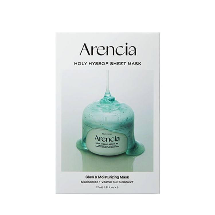 Picture of Arencia Holy Hyssop Sheet Mask (27ml x 5ea)