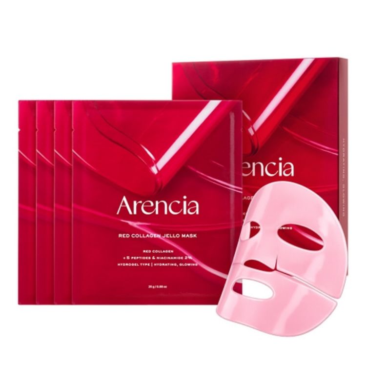 Picture of Arencia Red Collagen Jello Mask (4pcs)