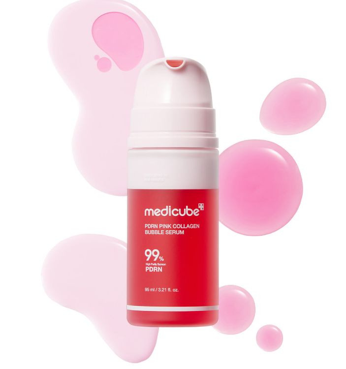 صورة MEDICUBE PDRN PINK COLLAGEN BUBBLE SERUM 95ml