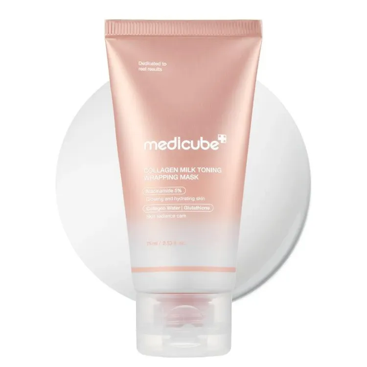 Picture of MEDICUBE COLLAGEN MILK TONING WRAPPING MASK 75ml