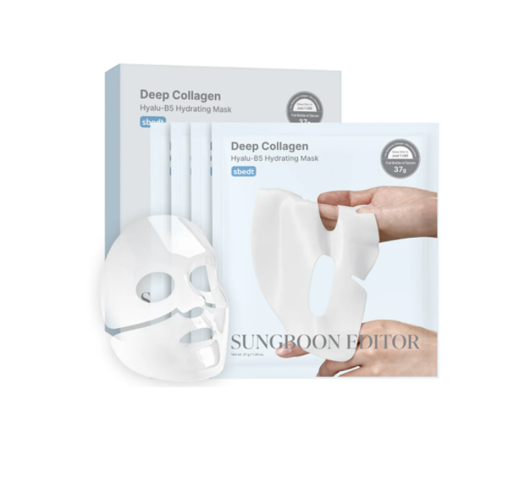 صورة SUNGBOON EDITOR DEEP COLLAGEN HYALU-B5 HYDRATING MASK 37G*4EA