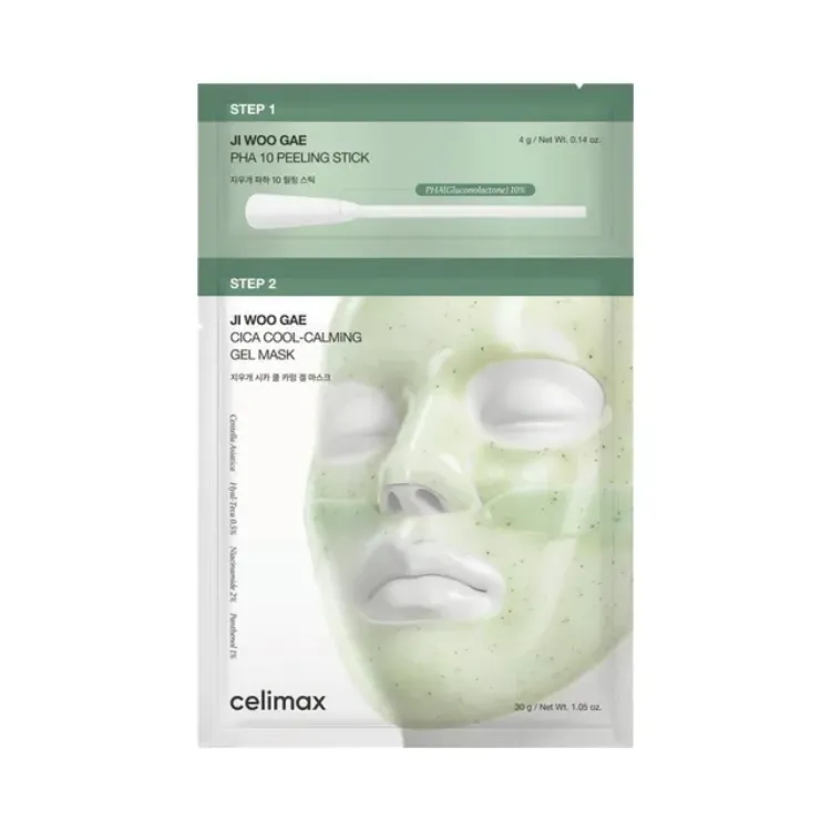 Picture of CELIMAX JI WOO GAE CICA PHA PEEL 2-STEP GEL MASK 1EA