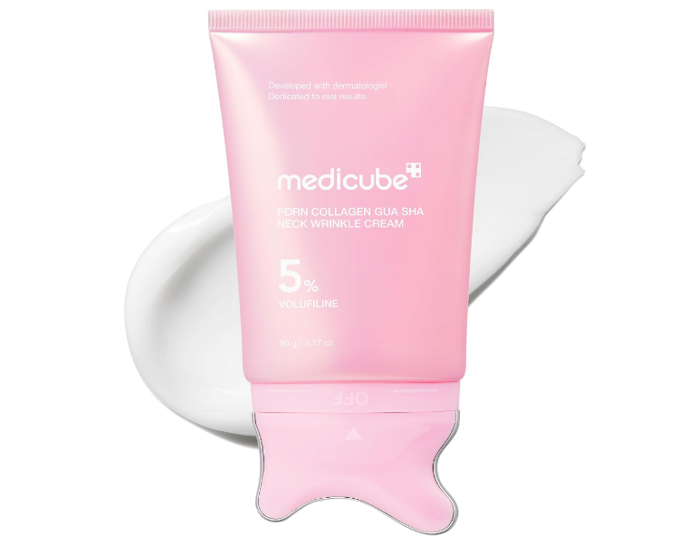 Picture of MEDICUBE PDRN COLLAGEN GUA SHA NECK WRINKLE CREAM 90G