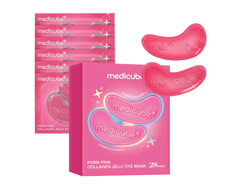 Picture of MEDICUBE PDRN PINK COLLAGEN JELLY EYE MASK 28 PAIRS