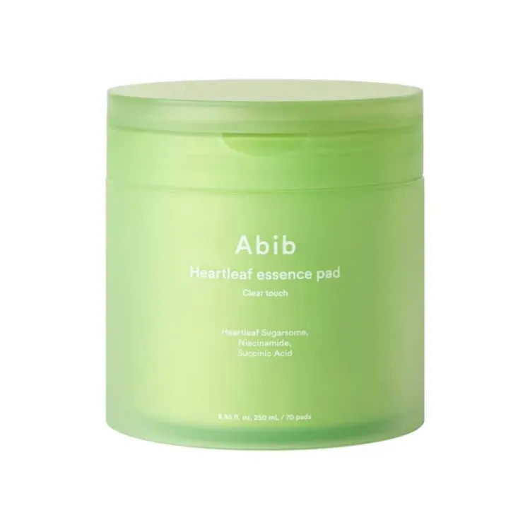 صورة ABIB HEARTLEAF ESSENCE PAD CLEAR TOUCH 250ML (80PADS)