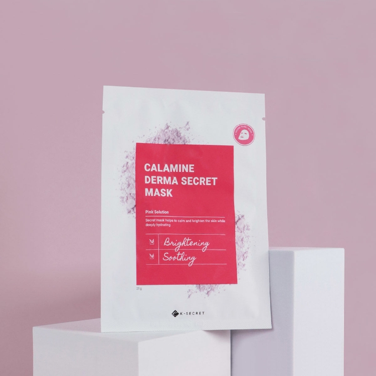 صورة [Buy 2 Get 1 Free] K-SECRET CALAMINE DERMA SECRET MASK 25G (1EA)