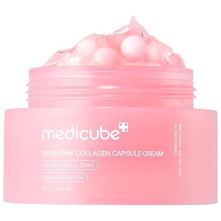 صورة [Buy 2 Get 1 Free] MEDICUBE PDRN PINK COLLAGEN CAPSULE CREAM 55g