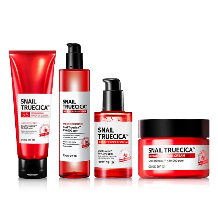 صورة [Buy 2 Get 1 Free] SOME BY MI Snail Truecica Cleanser + Toner + Serum + Cream