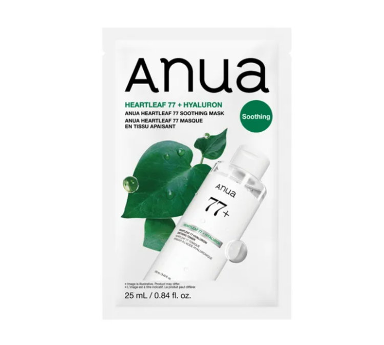 صورة ANUA HEARTLEAF 77 SOOTHING MASK 25ml (1PC)